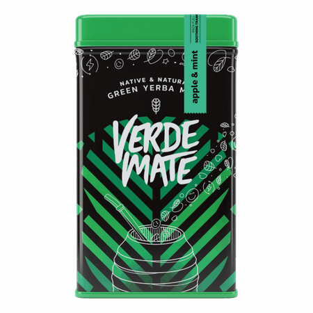 32 x Yerbera - plechovka Verde Mate Green Apple & Mint 0,5 kg