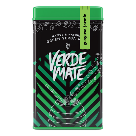 32 x Yerbera - plechovka Verde Mate Green Guayusa Jazmín 0,5 kg