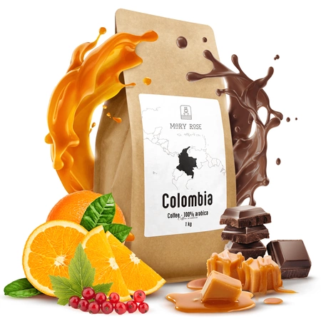 18 x Mary Rose - Colombia Medellin caffè in grani premium 1 kg