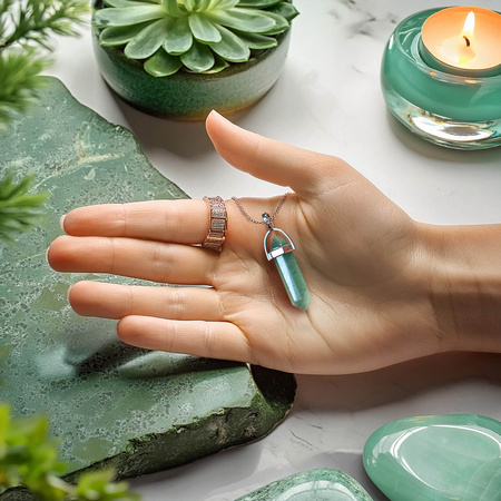 Pendant with aventurine