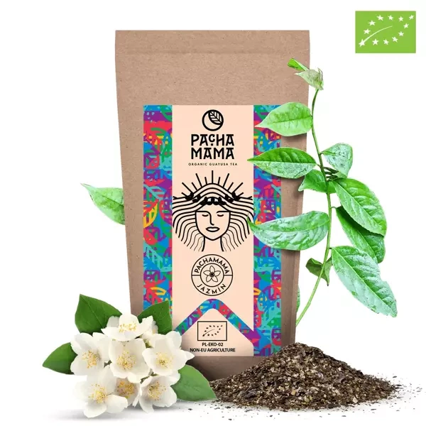 Guayusa Pachamama Jazmín - organická certifikovaná guayusa s jasmínem - 100g