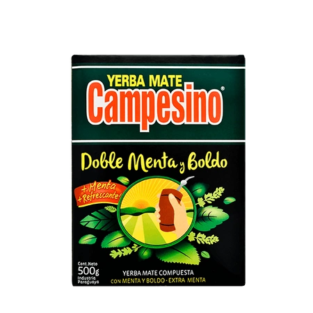 10 x Campesino Double Menta Mate 0,5 kg