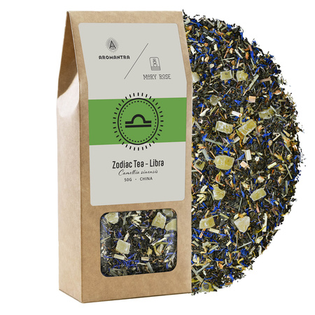 Aromantra x Mary Rose – Zodiac Tea – Libra (green tea) 50g