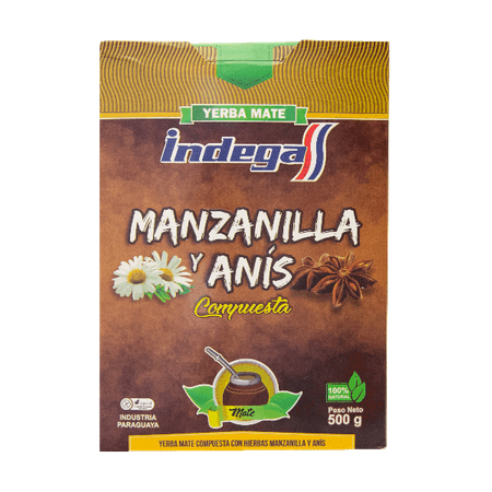 10 x Indega Manzanilla y Anis 0.5kg