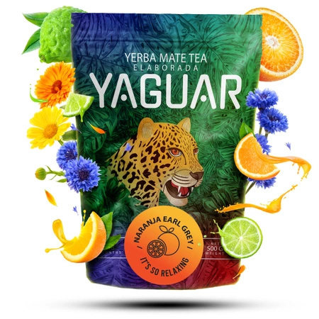 40 x Yaguar Naranja Earl Grey 0,5 kg