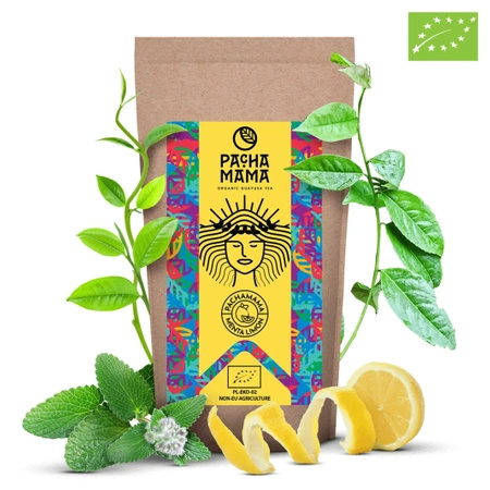 Guayusa Pachamama Menta Limón - bio certifikováno - máta a citron - 100g