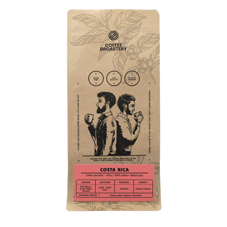 Coffee Broastery - Whole Bean Coffee Costa Rica San Rafael Speciality 400g