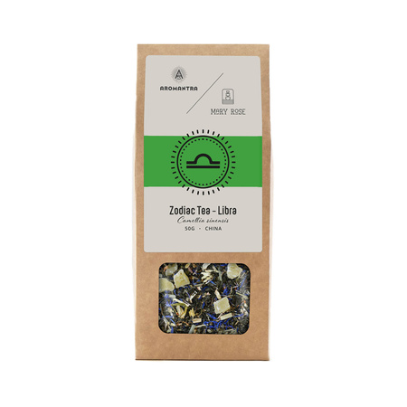 Aromantra x Mary Rose – Sternzeichen-Tee – Waage (grüner Tee) 50 g