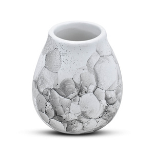 36 x Ceramic calabash - Marmol Blanco 300 ml