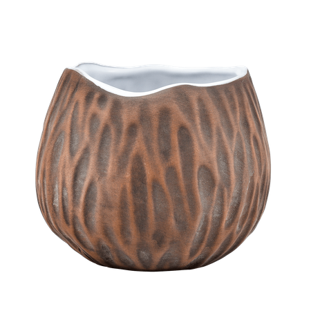 36 x Ceramic calabash - Coconut 400 ml