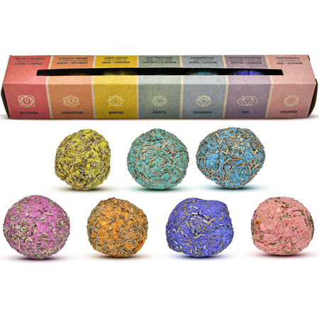 Boules smudge / Boules d’encens Sagrada Madre – 7 Chakras