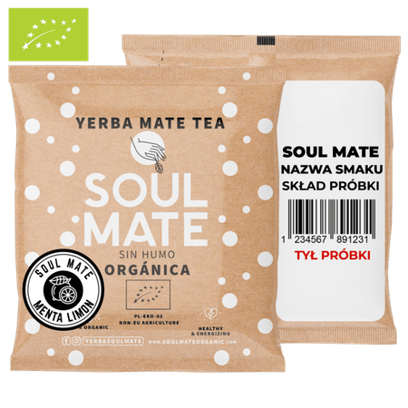 200 x Soul Mate Orgánica Menta Limon 50g (organic)