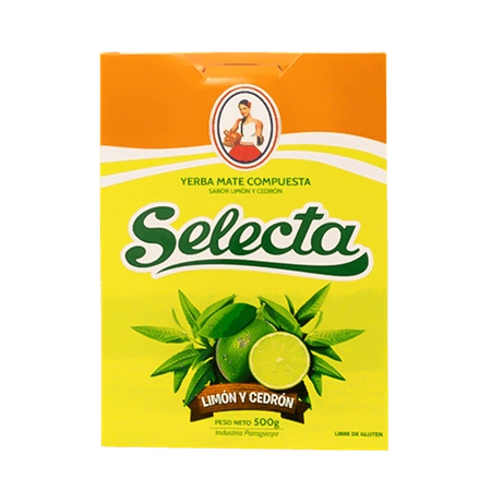 10 x Selecta Limon y Cedron (limone e verbena) 0,5kg