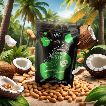 Nustino - arašídové máslo v prášku - Coconut 400g