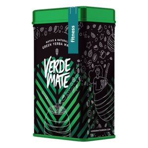 32 x Yerbera - plechovka Verde Mate Green Fitness 0,5 kg - brazilská bylinná a ovocná yerba maté