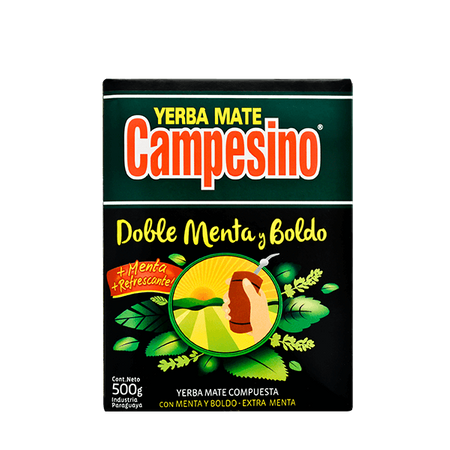 10 x Campesino Double Menta Mate 0,5 kg