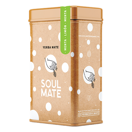 32 x Yerbera - plechovka Soul Mate Menta Limon 0,5kg