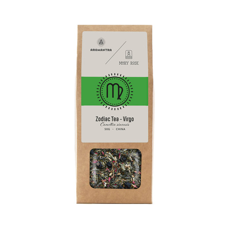 Aromantra x Mary Rose – Zodiac Tea – Virgo (green tea) 50g