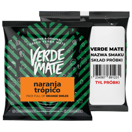 200 x Verde Mate Green Naranja Tropico 50g