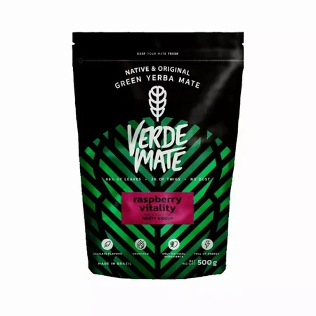 35 x Verde Mate Green Raspberry Vitality 0.5 kg