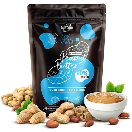 50 x Nustino - Peanut Butter Powder - Additive-free (Pure) 400g