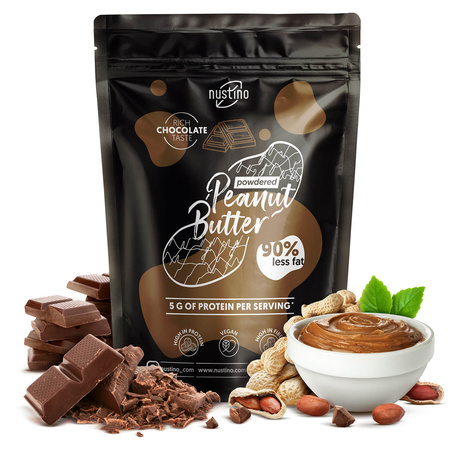 Nustino - Beurre d'arachide en poudre - Chocolate 400g