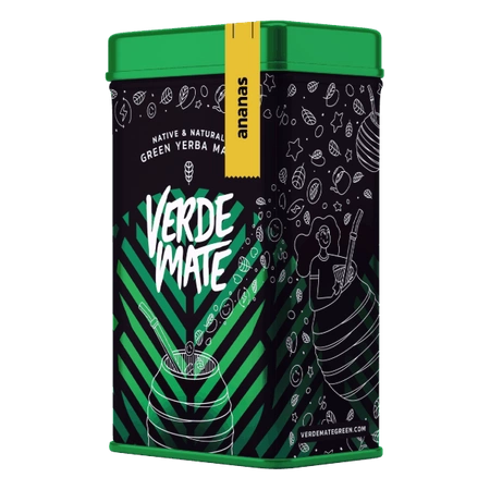 512 x Yerbera - Lata de Verde Mate Green Ananas 0,5kg