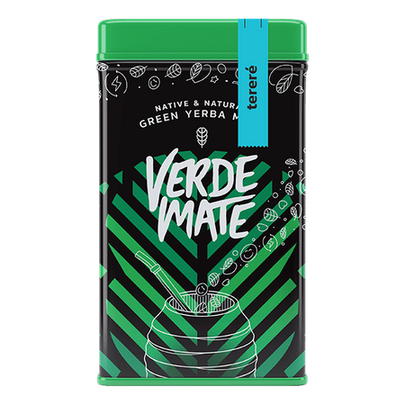 32 x Yerbera - plechovka Verde Mate Green Terere 0,5 kg