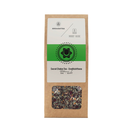 Aromantra x Mary Rose – Té Chakra Sacro Svadhishthana (té de hibisco) 50 g