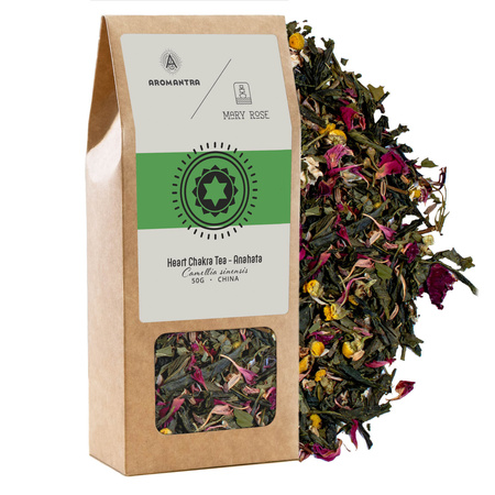 Aromantra x Mary Rose – Té Chakra del Corazón Anahata (té verde) 50 g