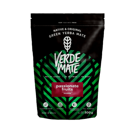 35 x Verde Mate Green Passionate Fruits 0,5 kg