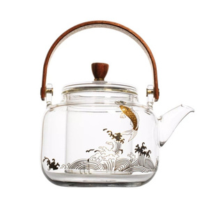 8 x pichet en verre Pescado avec infuseur 500 ml