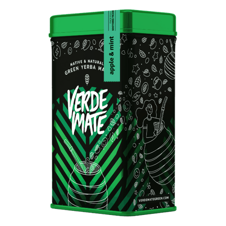 32 x Yerbera - plechovka Verde Mate Green Apple & Mint 0,5 kg