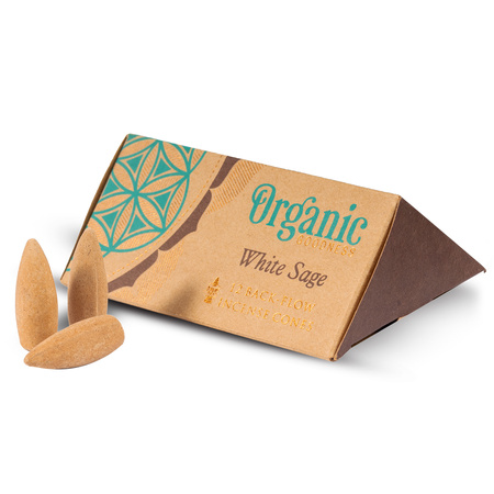 Vonné kužely Organic Goodness – Bílá Šalvěj (12 ks)