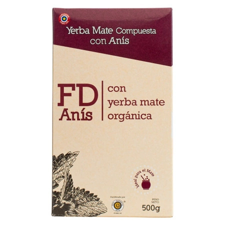 12 x Fede Rico (FD) Anis 0,5 kg 500 g - yerba mate anisé