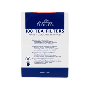 12 x Paper tea filters - size M (100 pieces)