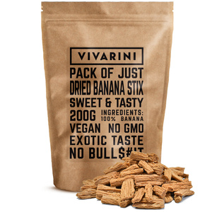 Vivarini – Dried banana stix 200g