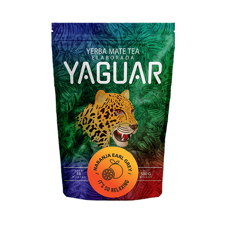 40 x Yaguar Naranja Earl Grey 0,5 kg