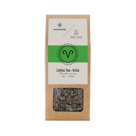 Aromantra x Mary Rose – Zodiac Tea – Aries (green tea) 50g