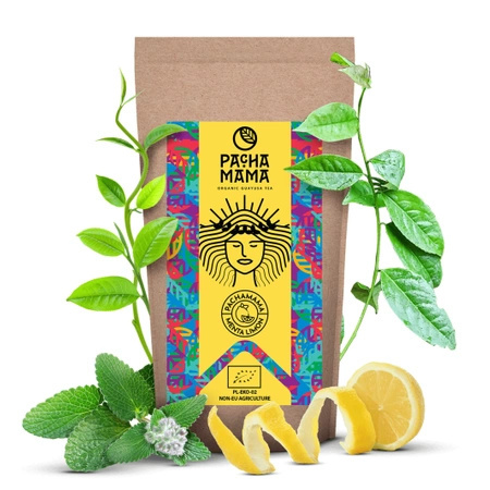 70 x Guayusa Pachamama Menta Limón - bio s mátou a citronem - 250g