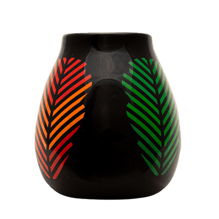 Calebasse en céramique avec logo Samba - 350 ml