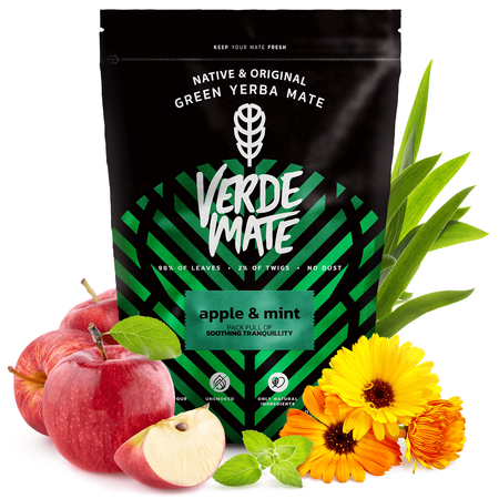 560 x Verde Mate Green Apple & Mint 0,5 kg