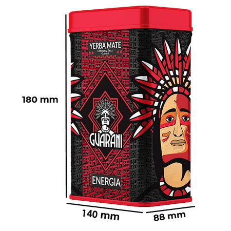 32 x Yerbera - plechovka Guarani Energia Caffeine + 0,5 kg