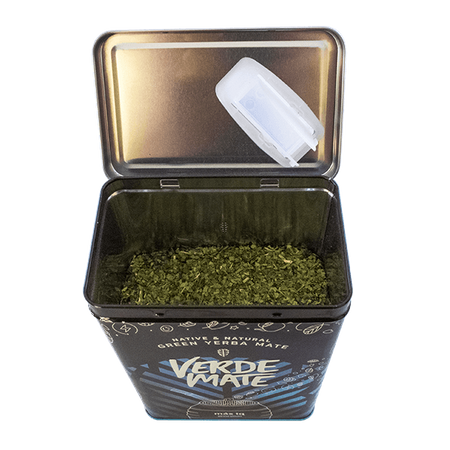 32 x Yerbera - plechovka Verde Mate Mas IQ 0,5 kg