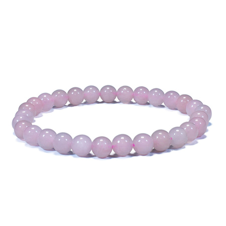 Pulsera con cuarzo rosa