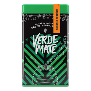 32 x Yerbera - plechovka Verde Mate Green Naranja Tropico 0,5 kg