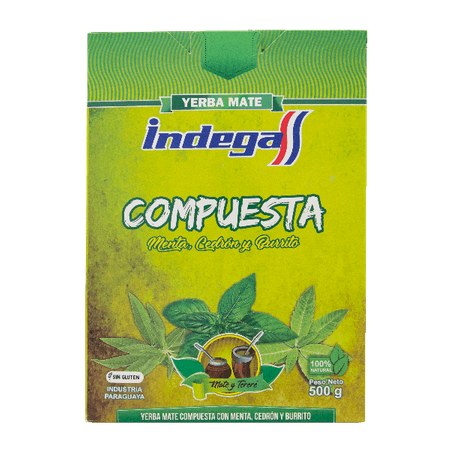 10 x Indega Compuesta Naturally White Herbs 500g