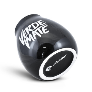 1440 x Ceramic calabash black with Verde Mate logo - 350 ml