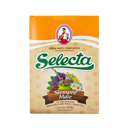 10 x Selecta Siempre Mate 0,5 kg