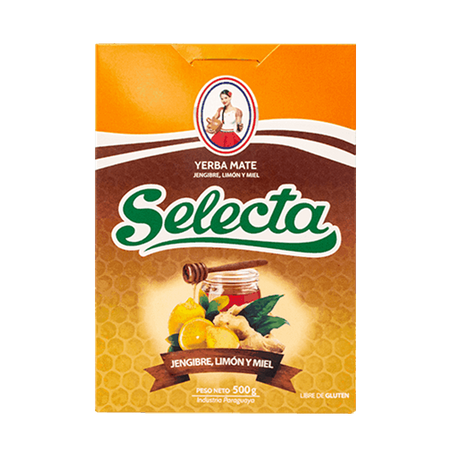 10 x Selecta Jengibre, Limón Y Miel 0,5kg